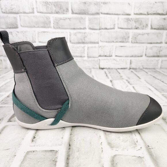 Xero Shoes Vienna Women Sz 10 Gray Chelsea Ankle Boots Barefoot Minimalist Canva - Picture 6 of 10